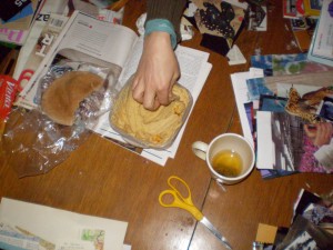 Hummus and Collaging